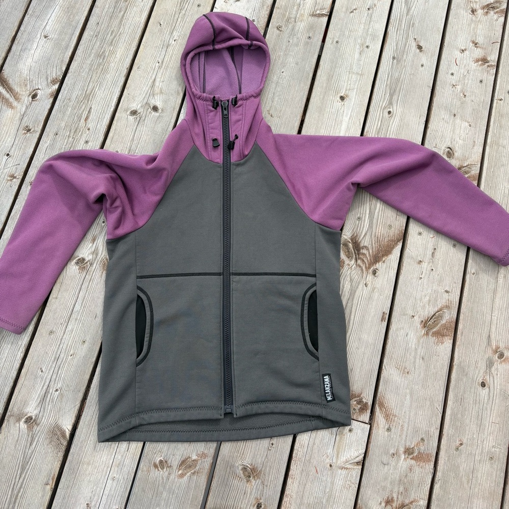 Melanzana Hard Face Zip Up Hoodie